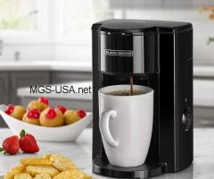 ماكينة تحضير القهوة من بلاك اند ديكر اسود - كوب واحد